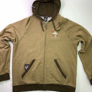 Lng Clothing Full Zipped Hoodie Sweatshirt  Sz XL